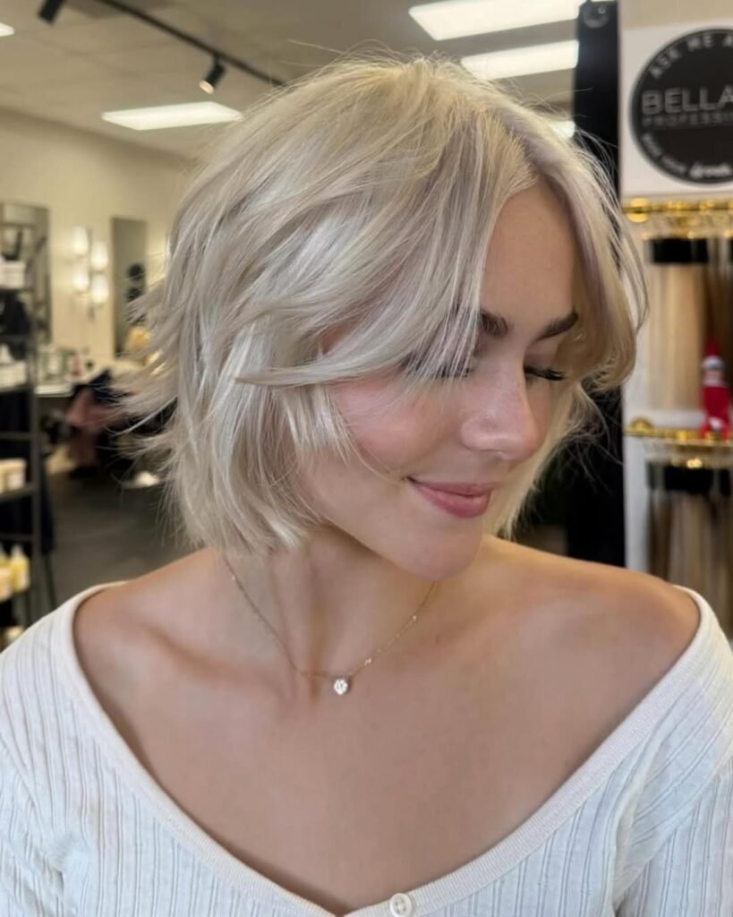 Blonde bixie