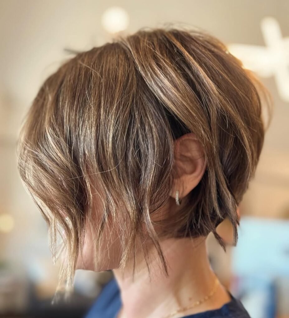 bixie side sweep haircut